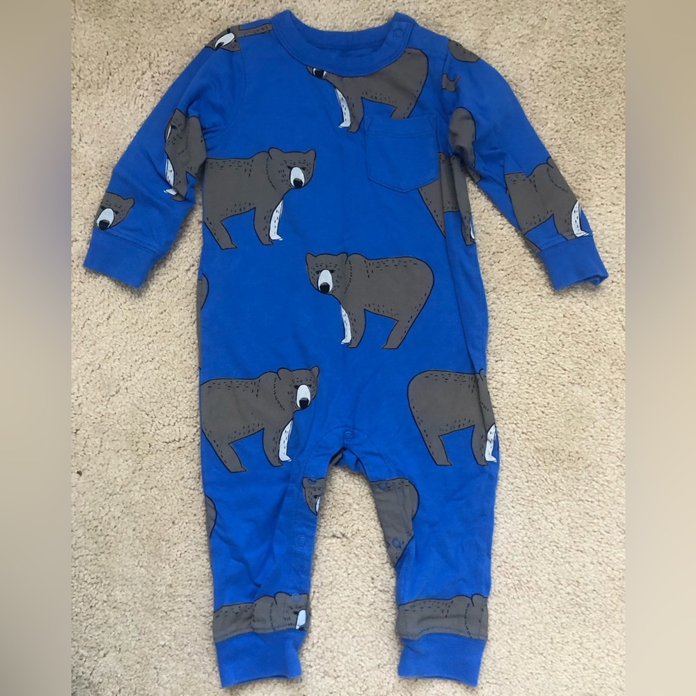 Tea collection long sleeve romper 9-12m